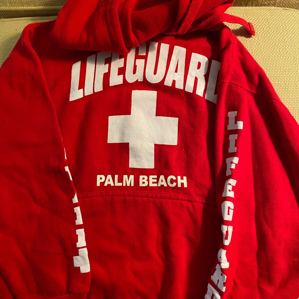 Palm Beach Lifeguard Hoodie Sz S
